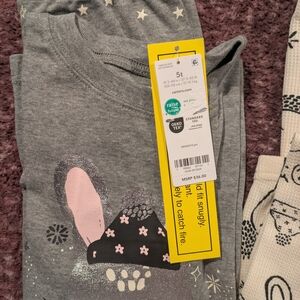 Gray Bunny Graphic Tee
